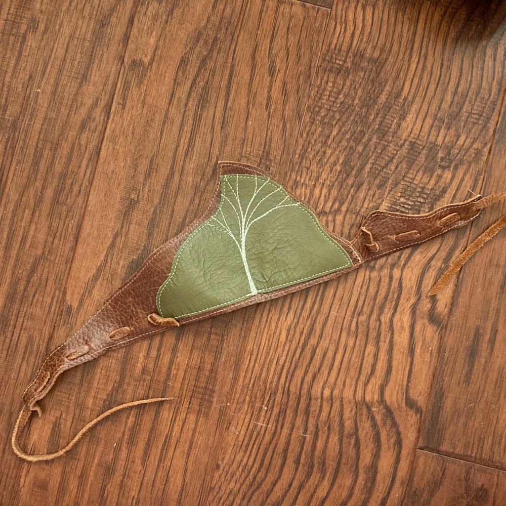 Artisan wrap leather cuff